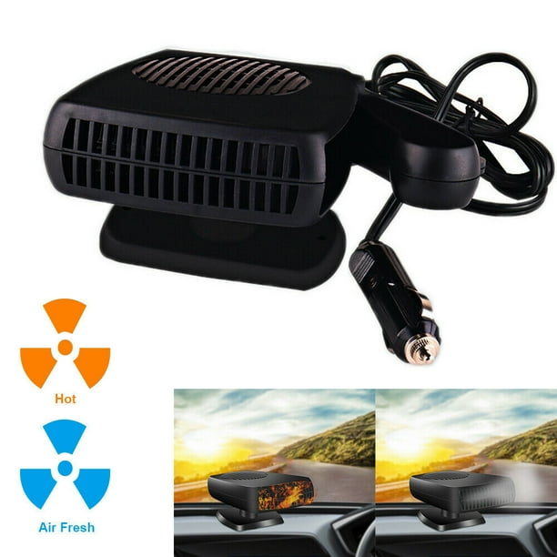 150W 12V Car Heater,Portable Car Heater Fan Personal Compact Windshield Defroster Compact Automatic Heating Fan for Vehicle Use